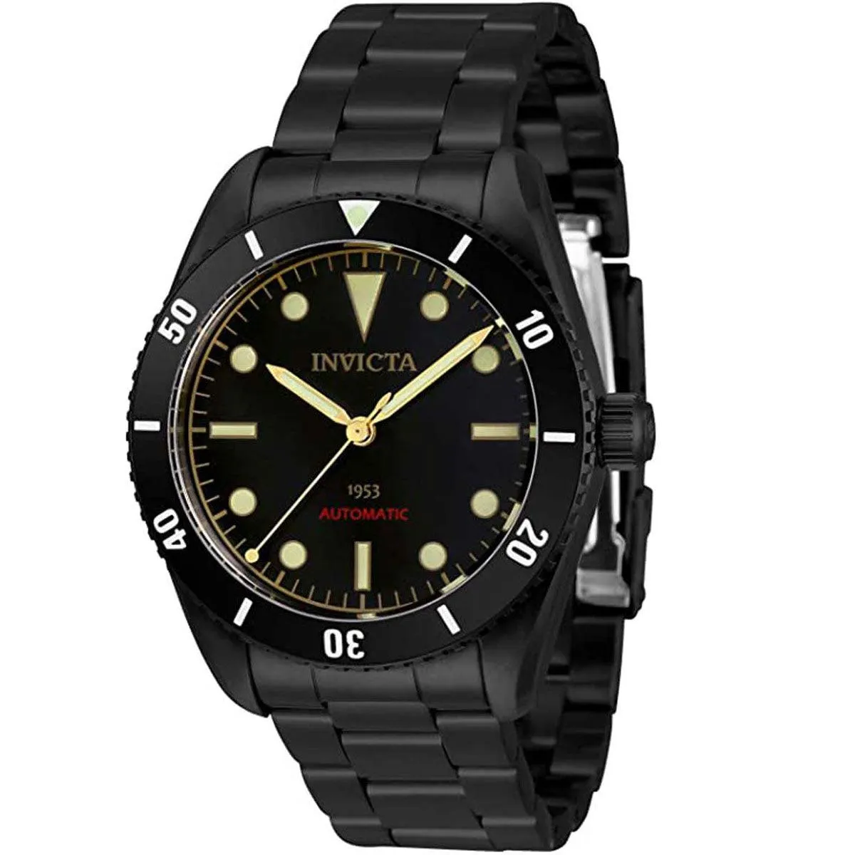 Invicta Men's Watch - Pro Diver Automatic Black Stainless Steel Bracelet | 34337 Invicta Men's Watches