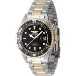 Invicta Men's Watch - Pro Diver Black Dial Silver and Yellow Gold Bracelet | 8934OB Invicta Men's Watches