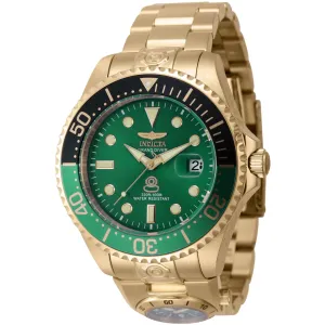 Invicta Men's Watch - Pro Diver Dual Time Automatic Green Dial Bracelet | 45818 Invicta Men's Watches