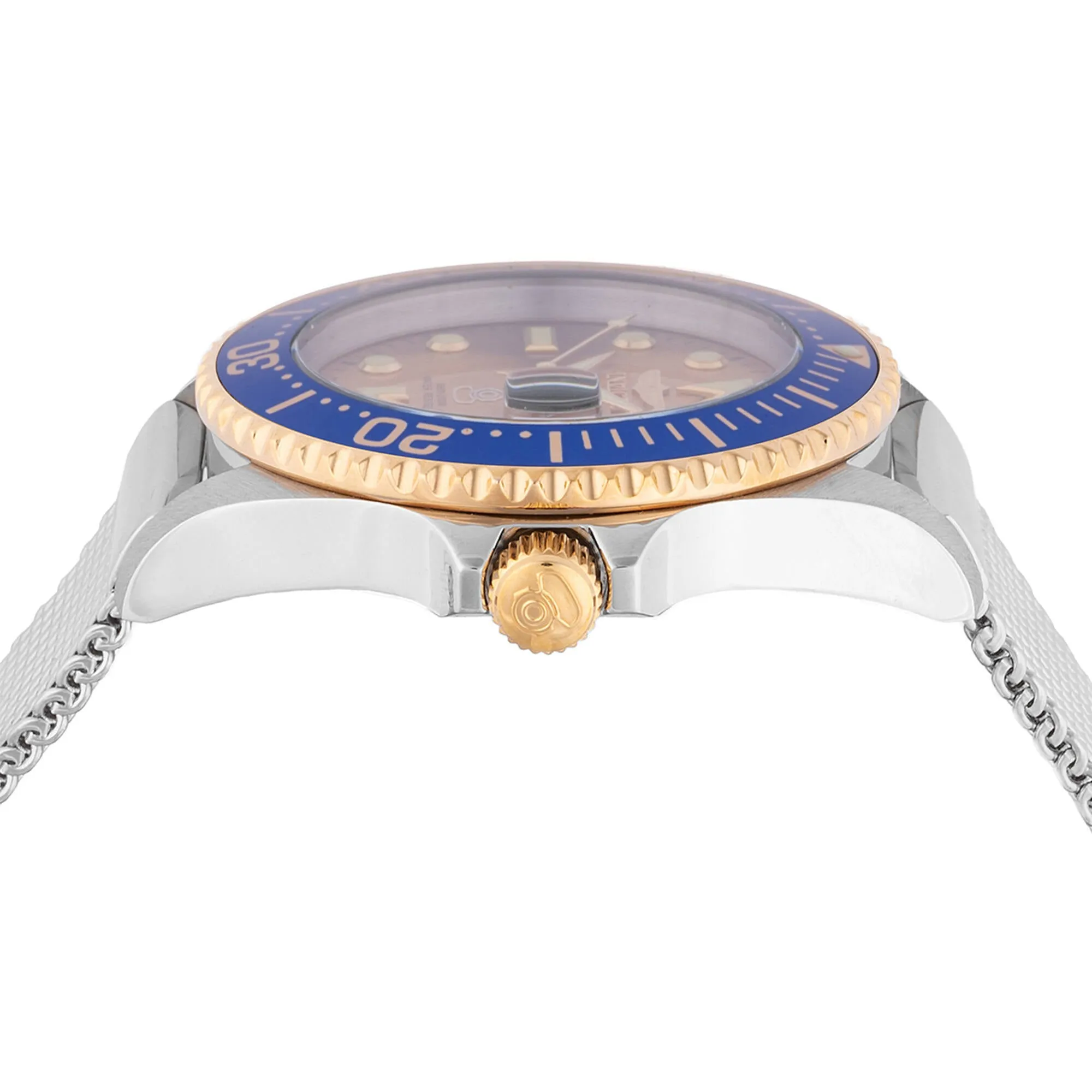 Invicta Men's Watch - Pro Diver Quartz Gold Tone Dial Silver Steel Bracelet | 48216 Invicta Men's Watches