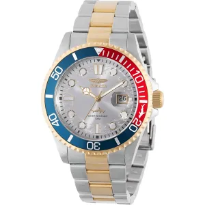 Invicta Men's Watch - Pro Diver Quartz Two Tone Stainless Steel Bracelet Date | 44710 Invicta Men's Watches