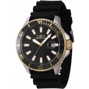 Invicta Men's Watch - Pro Diver Rotating Bezel Black Silicone Rubber Strap | 46132 Invicta Men's Watches