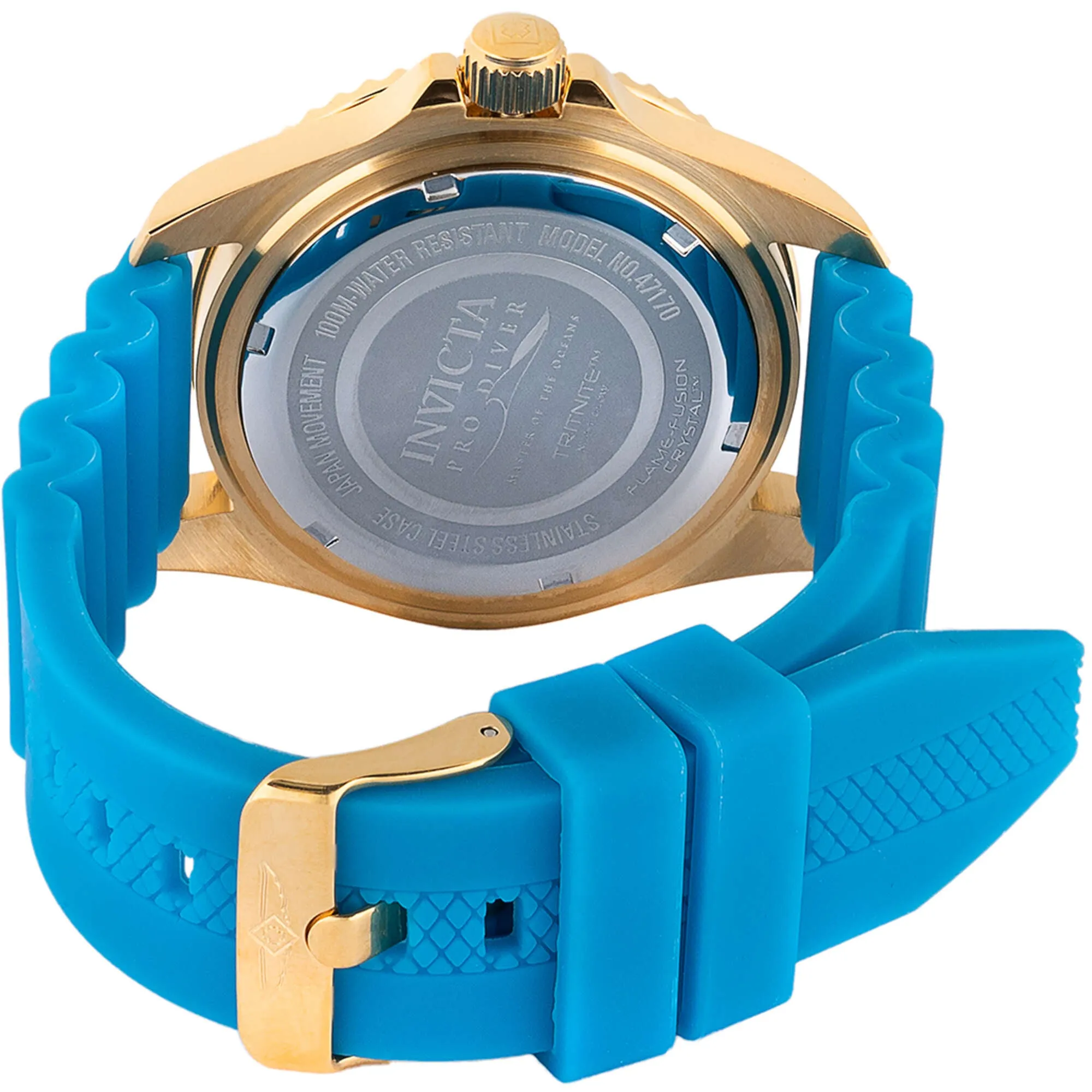 Invicta Men's Watch - Pro Diver Rotating Bezel Blue Dial Silicone Strap | 47170 Invicta Men's Watches