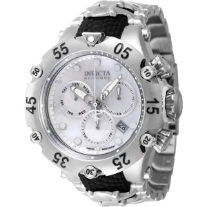 Invicta Men's Watch - Reserve Chronograph Quartz White, Silver Dial Bracelet | 47156 Invicta Men's Watches