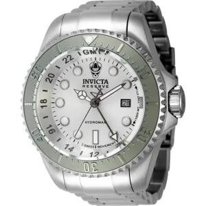 Invicta Men's Watch - Reserve Hydromax Quartz Silver Tone Dial Steel Bracelet | 45473 Invicta Men's Watches