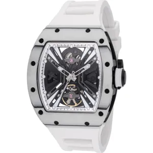 Invicta Men's Watch S1 Rally Automatic White Silicone Strap Chronograph 49028 Invicta Men's Watches