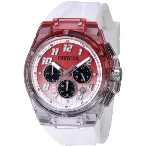 Invicta Men's Watch - S1 Rally Chronograph Black, Orange, Metallic White Dial | 47346 Invicta Men's Watches