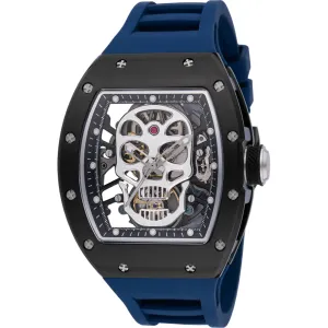 Invicta Men's Watch S1 Rally Chronograph Skeleton Dial Blue Rubber Strap 49023 Invicta Men's Watches