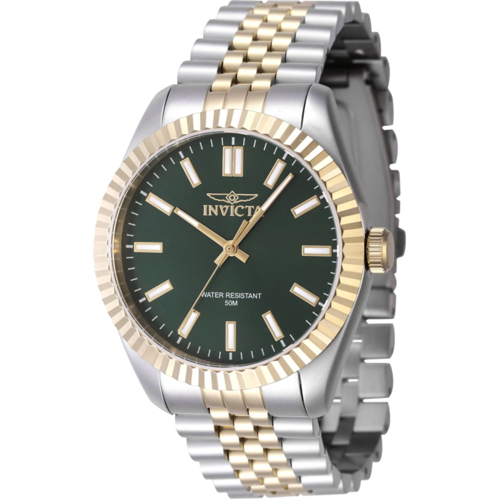Invicta Men's Watch - Specialty Green Dial Two Tone Steel Bracelet Quartz | 47485 Invicta Men's Watches