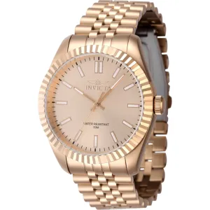 Invicta Men's Watch - Specialty Rose Gold Tone Dial Stainless Steel Bracelet | 47493 Invicta Men's Watches