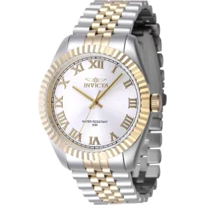 Invicta Men's Watch - Specialty Silver Dial Two Tone Steel Bracelet Quartz | 47402 Invicta Men's Watches