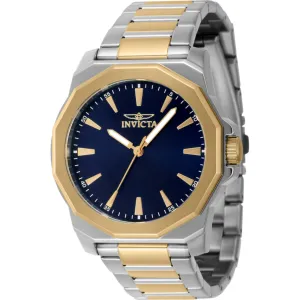 Invicta Men's Watch - Speedway Gold Tone Bezel Blue Dial Two Tone Bracelet | 46838 Invicta Men's Watches
