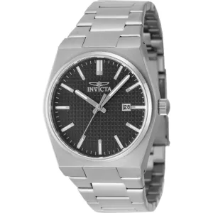 Invicta Men's Watch - Speedway Quartz Black Dial Silver Steel Bracelet Date | 48389 Invicta Men's Watches