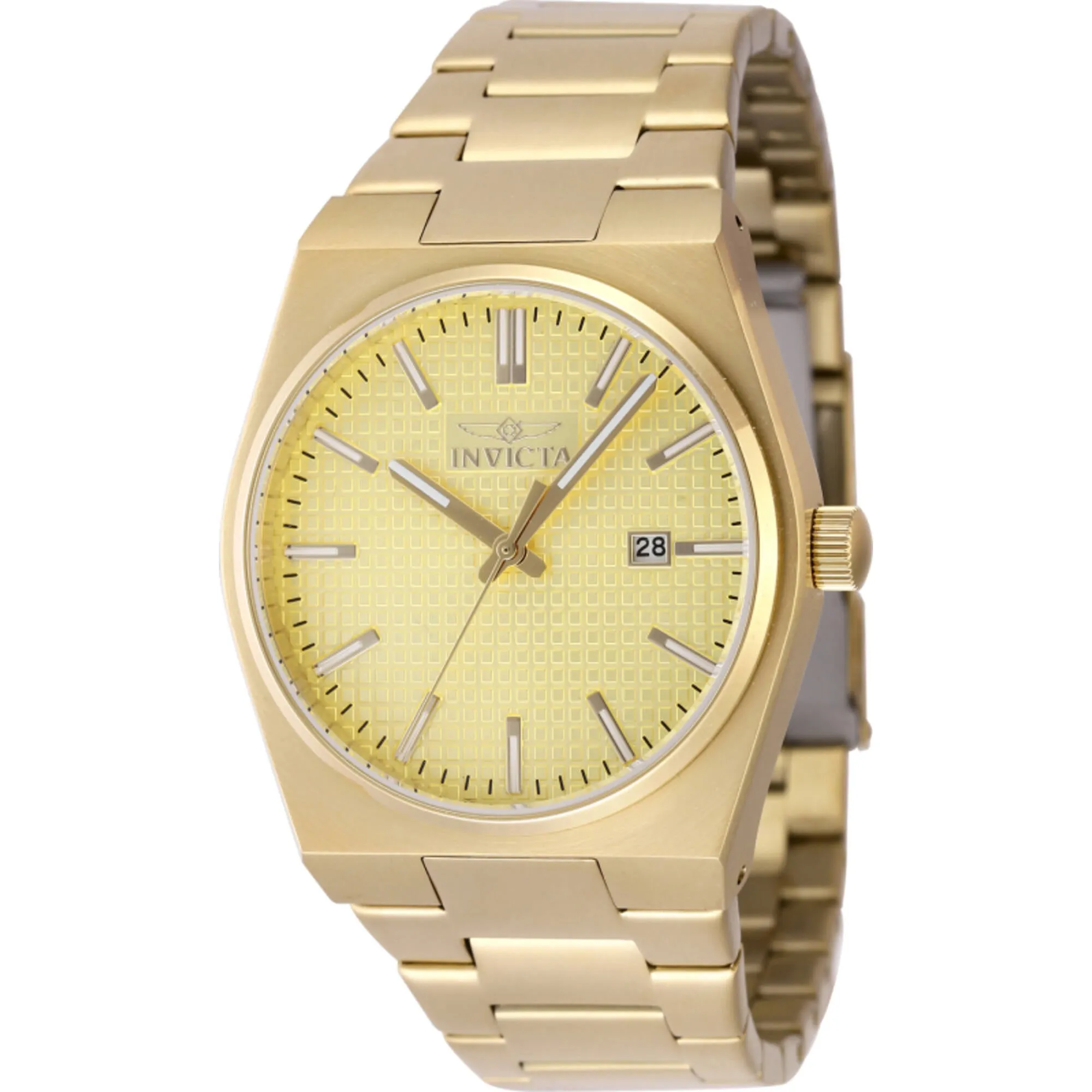 Invicta Men's Watch - Speedway Quartz Gold Tone Dial Stainless Steel Bracelet | 48398 Invicta Men's Watches