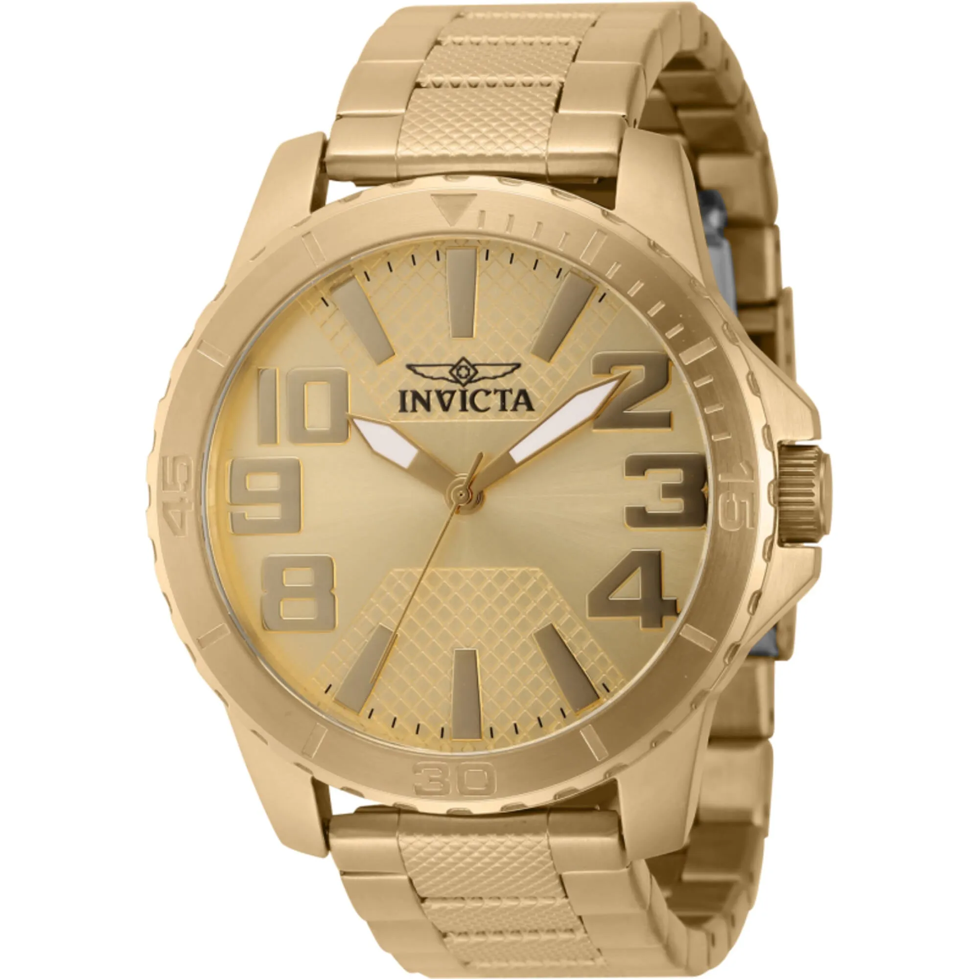 Invicta Men's Watch - Speedway Quartz Yellow Gold Stainless Steel Bracelet | 46306 Invicta Men's Watches