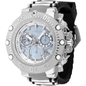Invicta Men's Watch - Subaqua Quartz Chrono Silver and Black MOP Dial Strap | 47613 Invicta Men's Watches