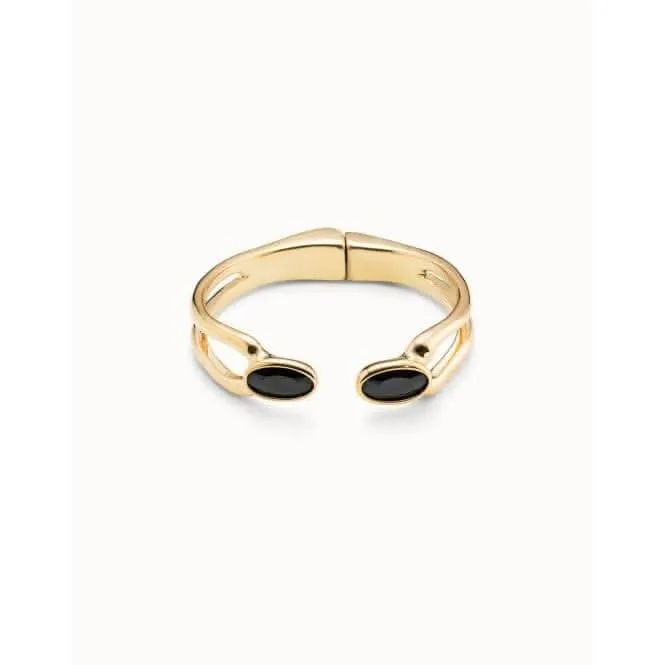 Kingdom Black Metal Faceted Crystal Bracelet Unode50 Jewelry And Accessories
