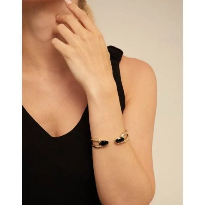 Kingdom Black Metal Faceted Crystal Bracelet Unode50 Jewelry And Accessories