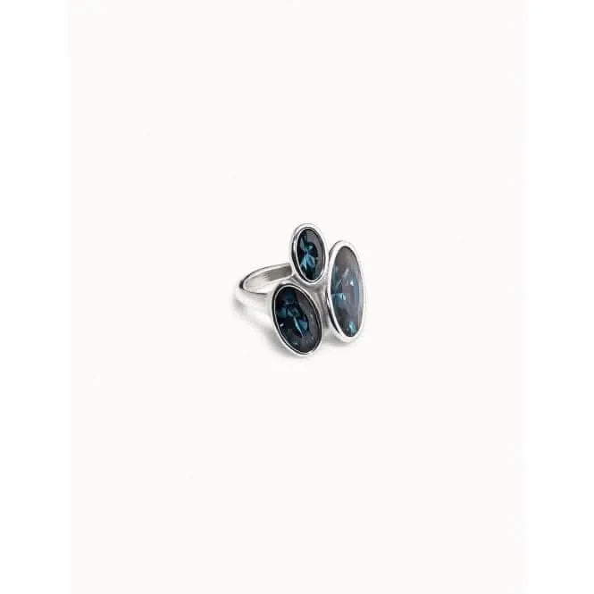Kingdom Blue Faceted Crystal Ring Unode50 Jewelry And Accessories