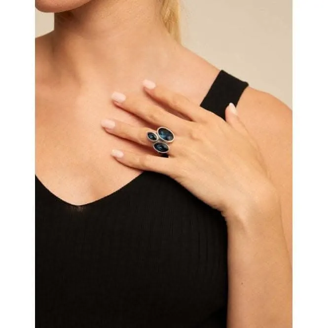 Kingdom Blue Faceted Crystal Ring Unode50 Jewelry And Accessories
