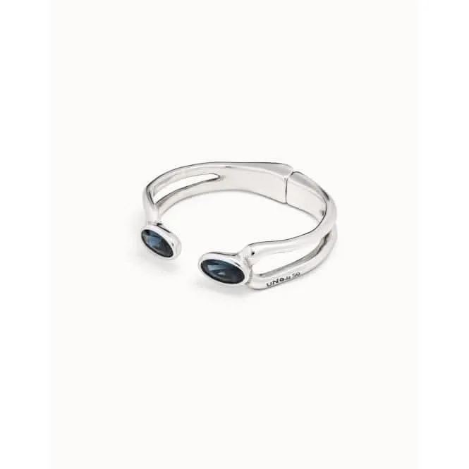 Kingdom Blue Metal Faceted Crystal Bracelet Unode50 Jewelry And Accessories