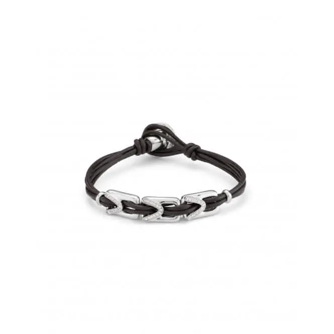Ladies Brave Silver Medium Daring Topaz Bracelet PUL2394BLNMTL0M Unode50 Jewelry And Accessories