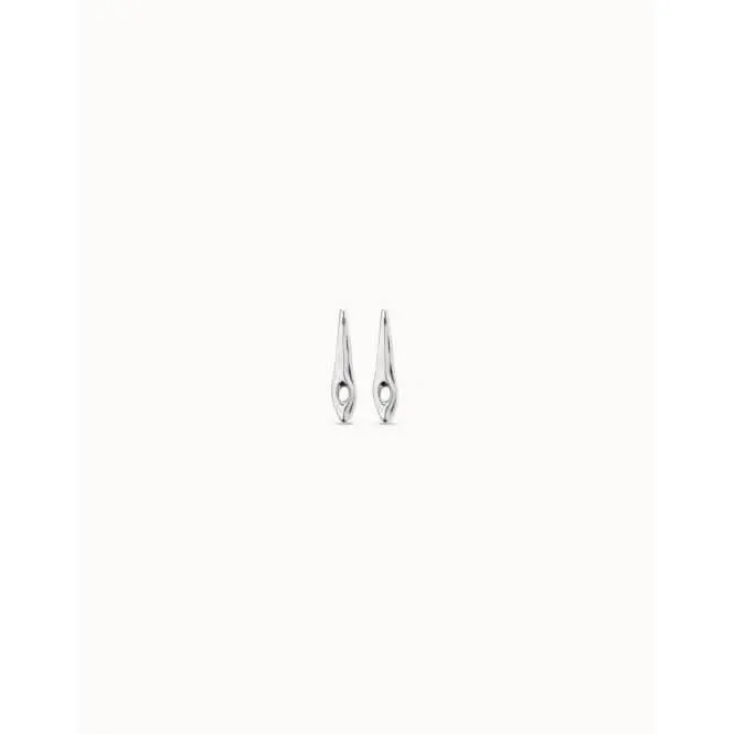 Leaf Me Alone Silver Metal Earrings Unode50 Jewelry And Accessories