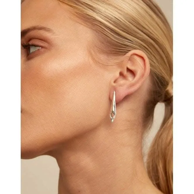 Leaf Me Alone Silver Metal Earrings Unode50 Jewelry And Accessories