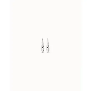 Leaf Me Alone Silver Metal Earrings Unode50 Jewelry And Accessories