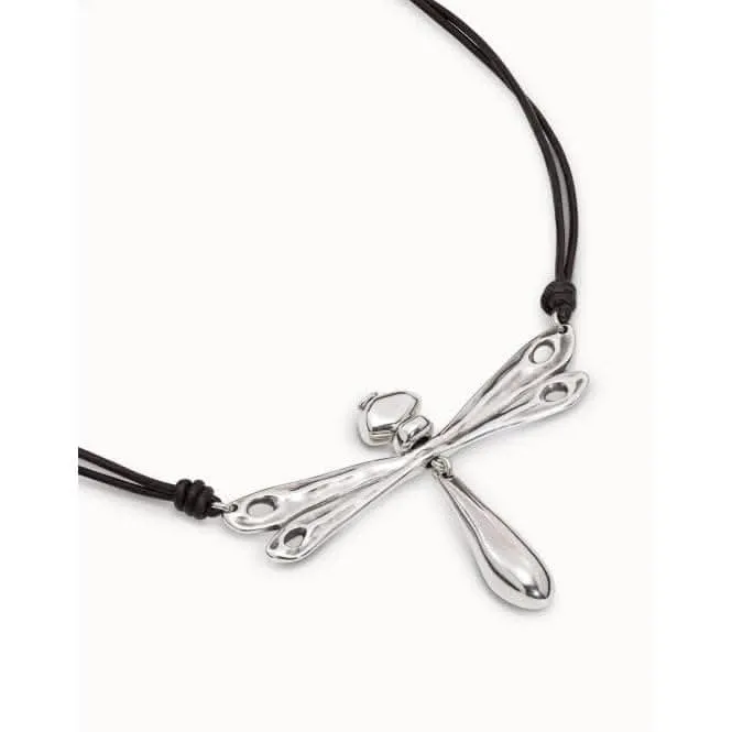 Liberty Silver Leather Necklace Unode50 Jewelry And Accessories