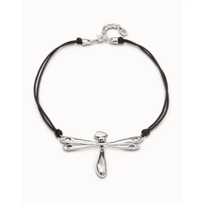 Liberty Silver Leather Necklace Unode50 Jewelry And Accessories