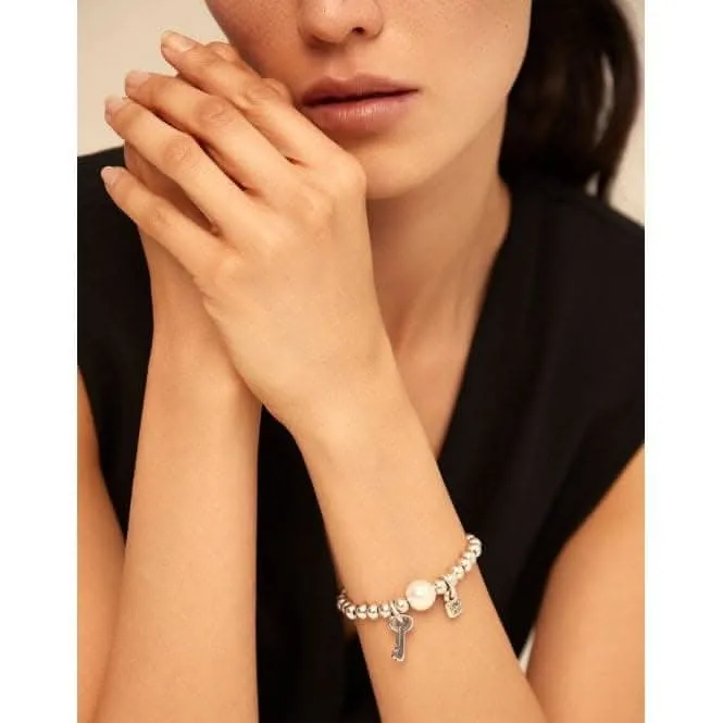 Llavestruz White Metal Pearl Shell Bracelet Unode50 Jewelry And Accessories