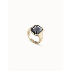 Lock Grey Faceted Crystal Ring Unode50 Jewelry And Accessories