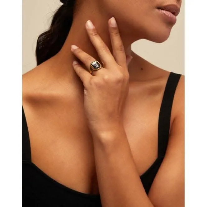 Lock Grey Faceted Crystal Ring Unode50 Jewelry And Accessories