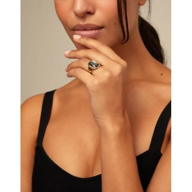 Lock Grey Faceted Crystal Ring Unode50 Jewelry And Accessories