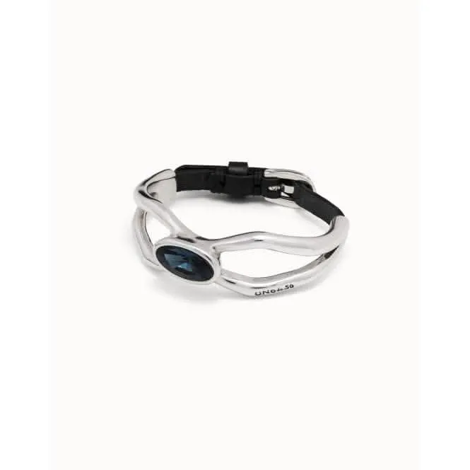 Lord Blue Metal Faceted Crystal Bracelet Unode50 Jewelry And Accessories