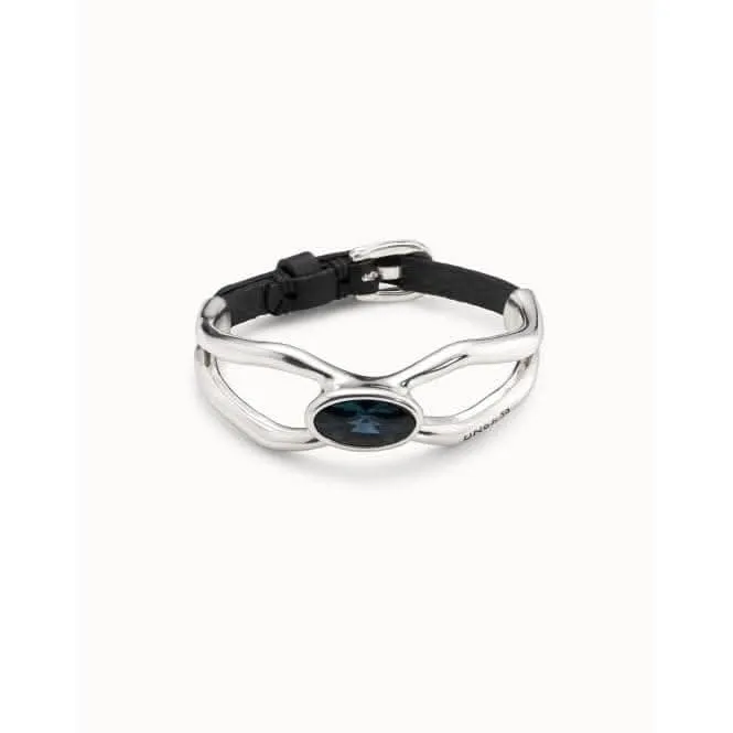 Lord Blue Metal Faceted Crystal Bracelet Unode50 Jewelry And Accessories