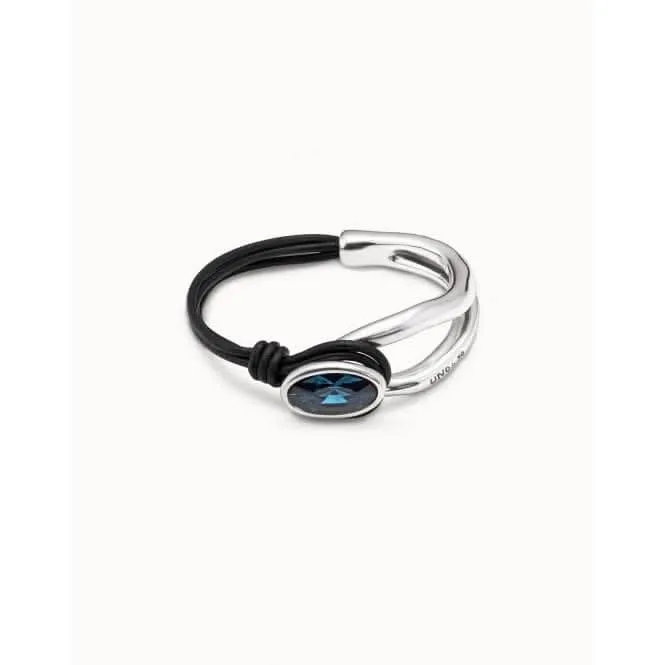 Madame Blue Metal Faceted Crystal Bracelet Unode50 Jewelry And Accessories
