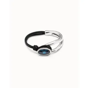 Madame Blue Metal Faceted Crystal Bracelet Unode50 Jewelry And Accessories