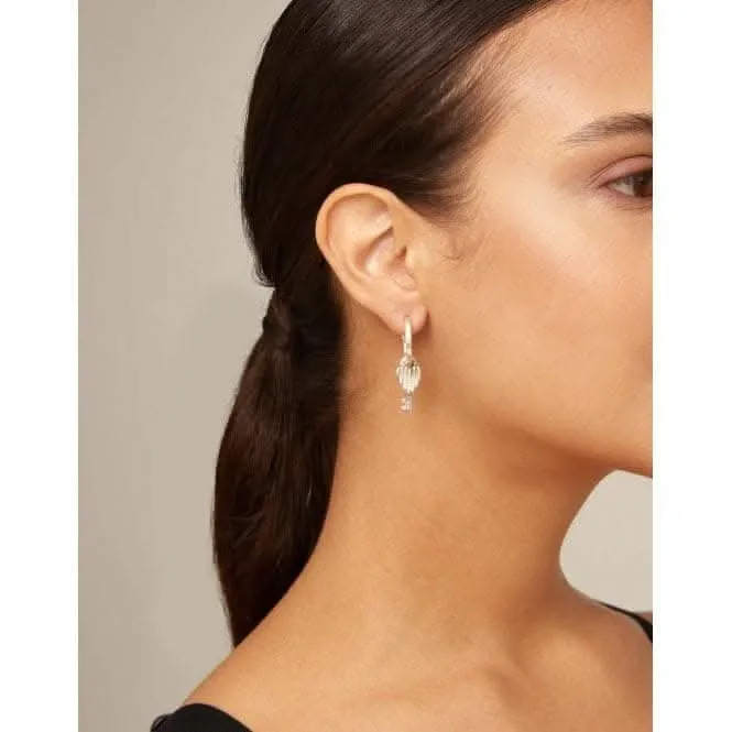 Magic Key Grey Metal Faceted Crystal Earrings Unode50 Jewelry And Accessories