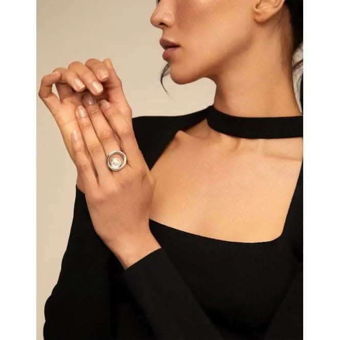 Make A Wish White Crystal Pearl Shell Ring Unode50 Jewelry And Accessories