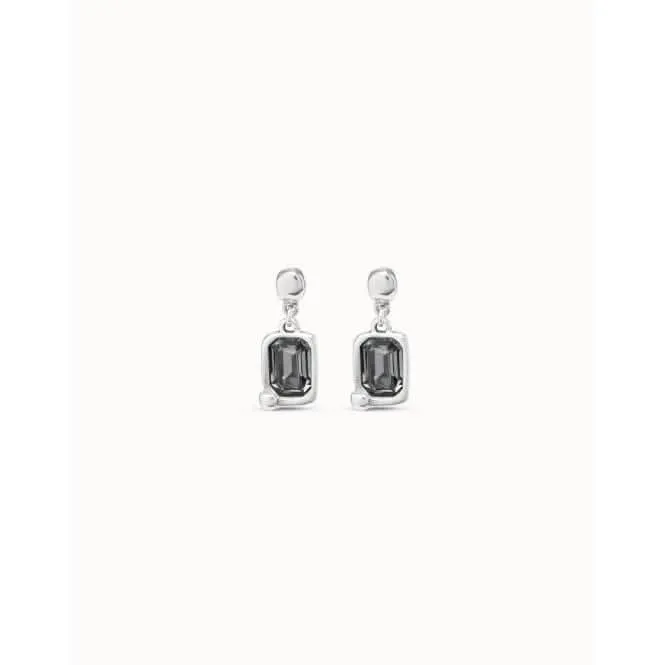 Marvellous Grey Faceted Crystal Earrings Unode50 Jewelry And Accessories