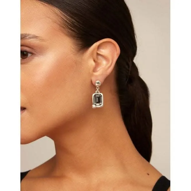 Marvellous Grey Faceted Crystal Earrings Unode50 Jewelry And Accessories