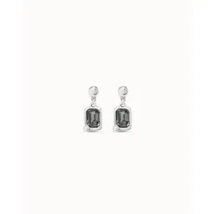 Marvellous Grey Faceted Crystal Earrings Unode50 Jewelry And Accessories