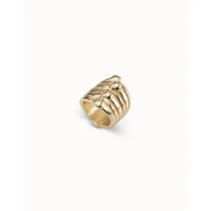 Matching Golden Metal Ring Unode50 Jewelry And Accessories