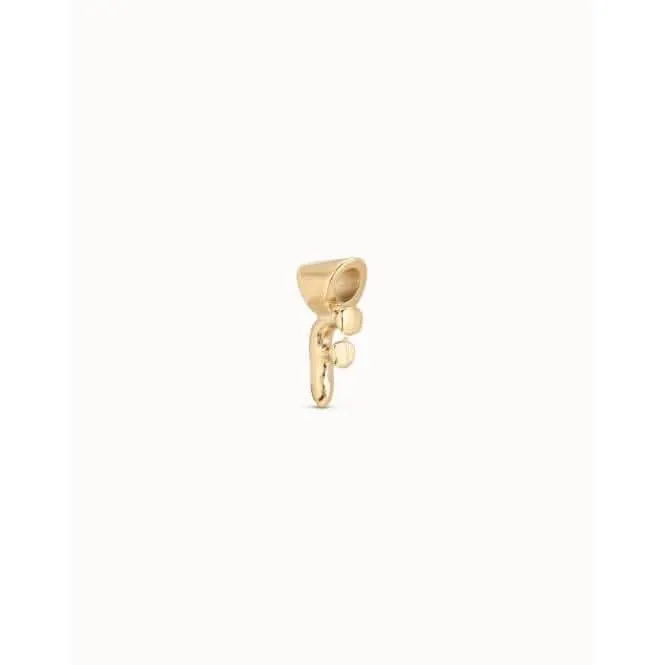 My F Golden Metal Charm Unode50 Jewelry And Accessories