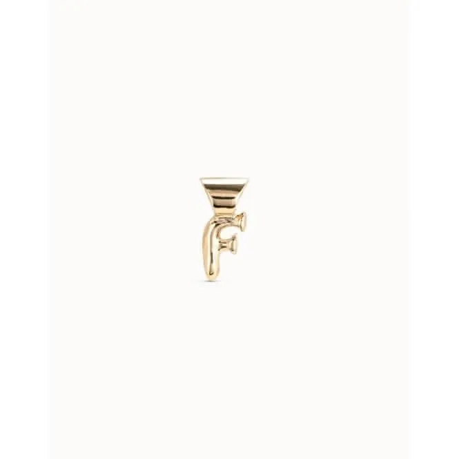 My F Golden Metal Charm Unode50 Jewelry And Accessories
