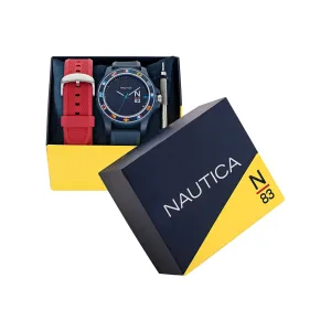 Nautica Men's Finn World 3-Hand Wheat Fiber Watch Multi Nautica