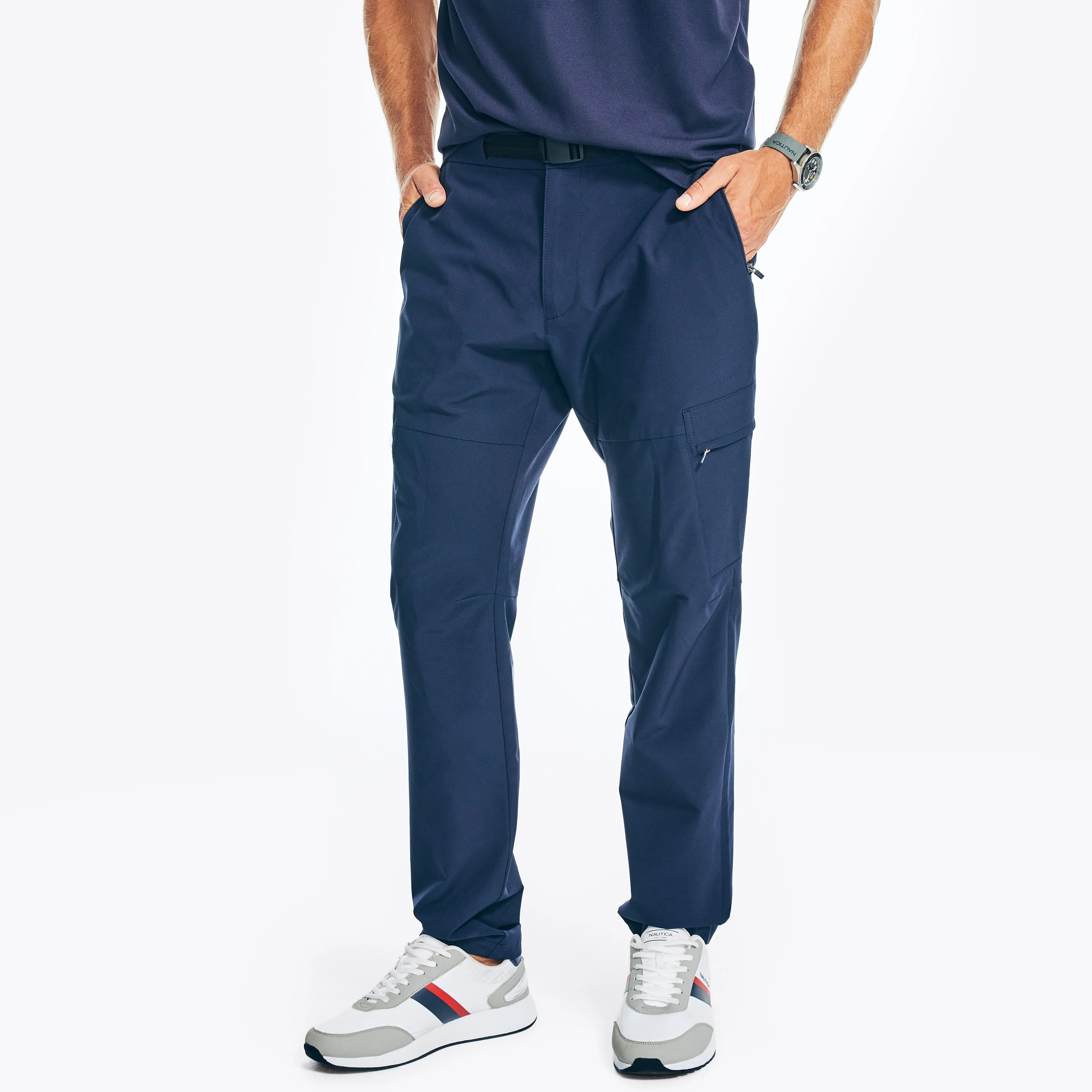Nautica Mens Navtech Slim Fit Utility Pant