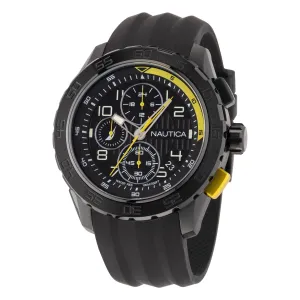 Nautica Mens Nst 101 Recycled Silicone Chronograph Watch Nautica Clothing